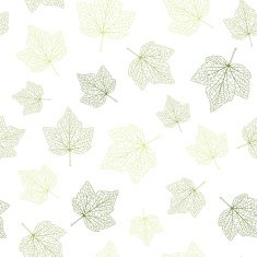 Seamless vector background Green leaves with veins N2