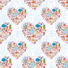 Sea life pattern background N2