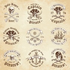 Pirate vintage Logos N2