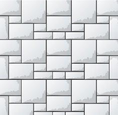 Seamless stone wall
