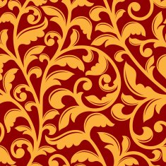 Retro colorful floral seamless pattern N2