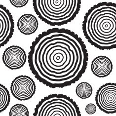 Pattern Seamless with Tree Rings