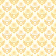Seamless texture with sunflowers