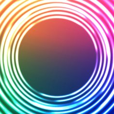 Light Circles Abstract Background Vector Astral