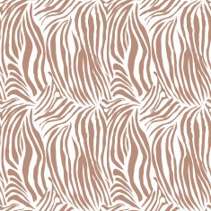 Brown striped zebra animal seamless vector print N2