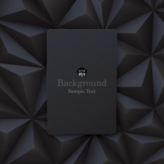 Black abstract background vector N4