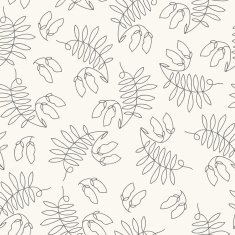 Seamless pattern with lentil N2