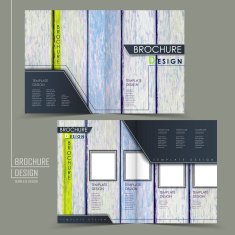 creative half-fold template design N4