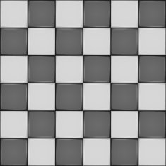 Black and white ceramic tile seamless pattern