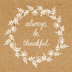 Thankful greeting card N3
