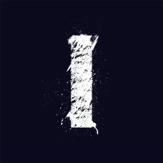 Grunge letter I N2