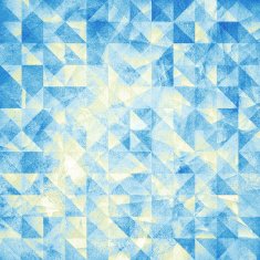 Painted abstract geometric background from watercolor triangle on paper texture N4