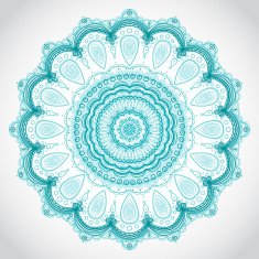 Ornamental round pattern in Eastern style N13