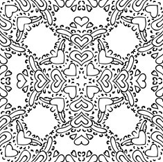 Seamless background made of exotic pattern in black colors N12