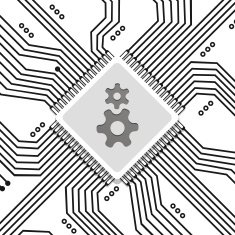 Microchip circuit vector background N2