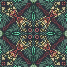 Seamless colorful background made of exotic pattern N31