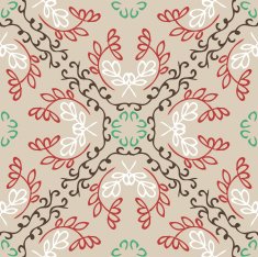 Seamless colorful background made of exotic pattern N34