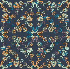 Seamless colorful background made of exotic pattern N36