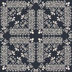 Seamless colorful background made of exotic pattern N37