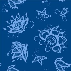 Seamless pattern in Indian style N2