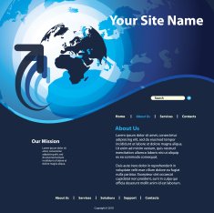 Website Template N175