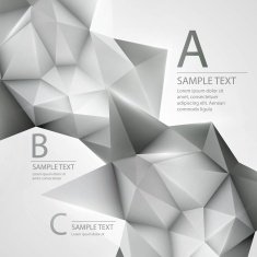 Abstract background with triangle Vector illustration