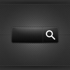 Black icon with white loupe sign web internet button