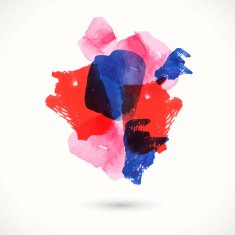 Vector abstract background with paint strokes and splashes N2