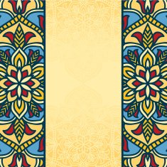 Circle flower mandala N5