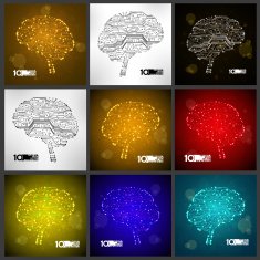 Circuit board vector background N4