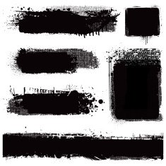 Grunge texture strips