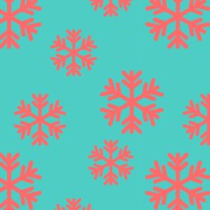 Snow flake seamless pattern N2