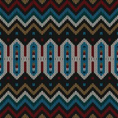Ornamental knitted pattern N2