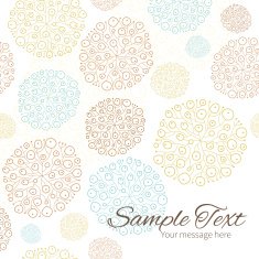 Vector blue brown abstract seaweed texture frame corner pattern background N2