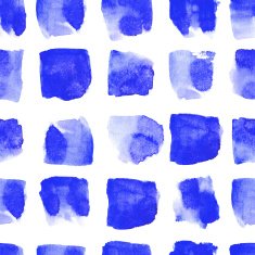 Watercolor navy blue stain seamless pattern