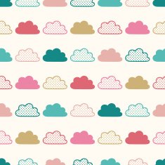 seamless cartoon clouds background N2