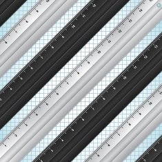 Black and white rulers background N2
