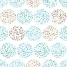 Vector drops bubbles seamless pattern