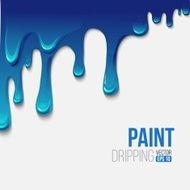 Paint colorful dripping background vector illustration N2