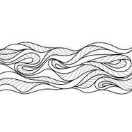 Decorative ornamental pattern background N24