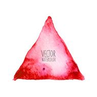 Watercolor triangular stain N2