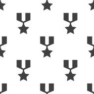 war medal vector seamless pattern