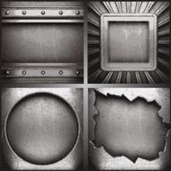 Vector metal background N6