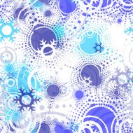 Seamless background with snowflakes N11