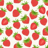 Seamless pattern with strawberry N4