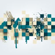 Abstract texture with colorful squares N2
