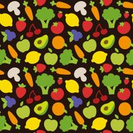 Fruit and vegetable pattern N5
