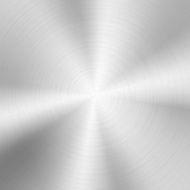 Circular metal texture