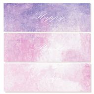violet light paint watercolor vintage and isolate on white backg N2