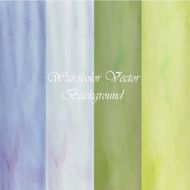 green blue violet paint watercolor vintage and isolate on white N2